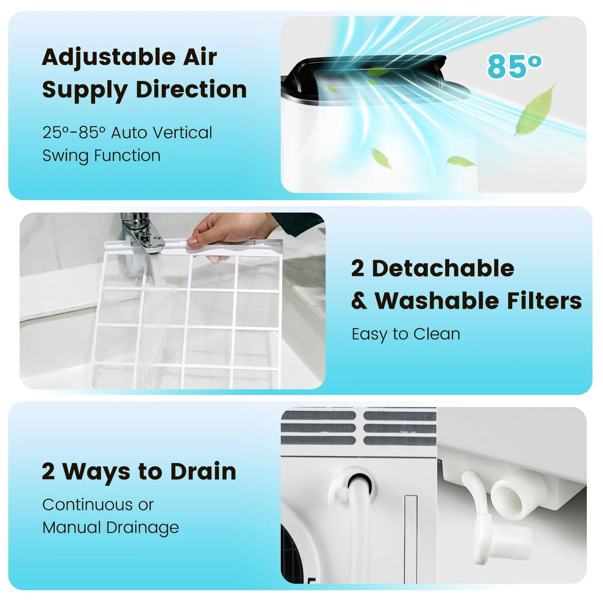 13000 BTU Smart Portable Air Conditioner & Heater C1751