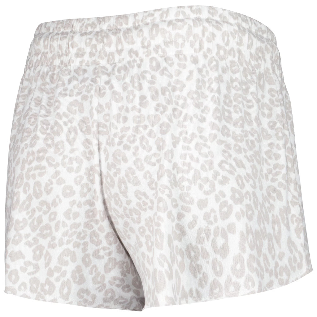 White Knit T-Shirt & Shorts Sleep Set L4530