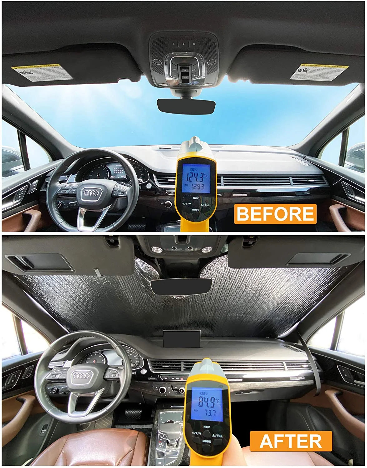 Windshield Sunshade for Dodge RAM ProMaster City C824
