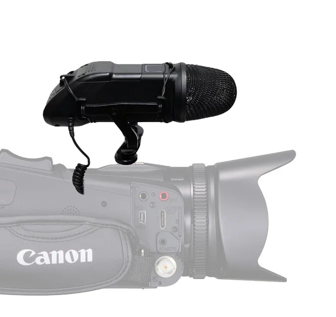 Canon EOS M6 Professional Microphone (Stereo/NRS) With Dead Cat Wind Muff D1509