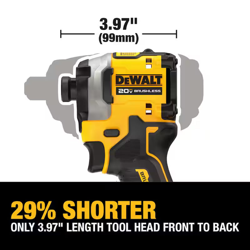 20V MAX Cordless Brushless Compact 1/4 in. Impact Driver J7811
