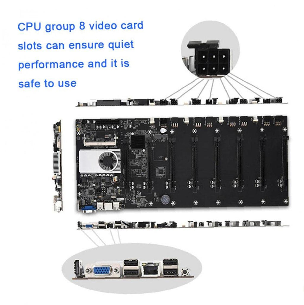 Mining Motherboard with 8 Video Card Slots A4797