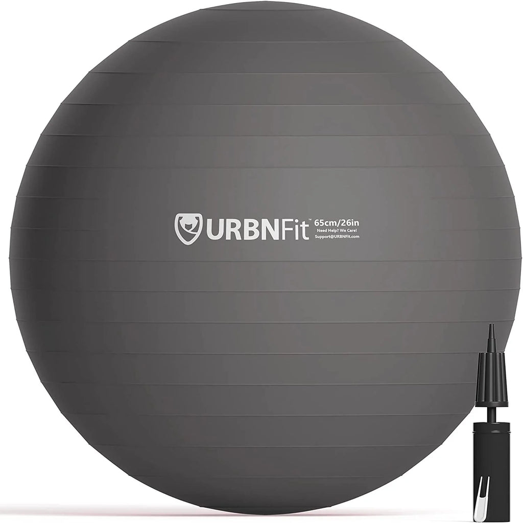 Black 75CM AntiBurst Exercise Ball Q103