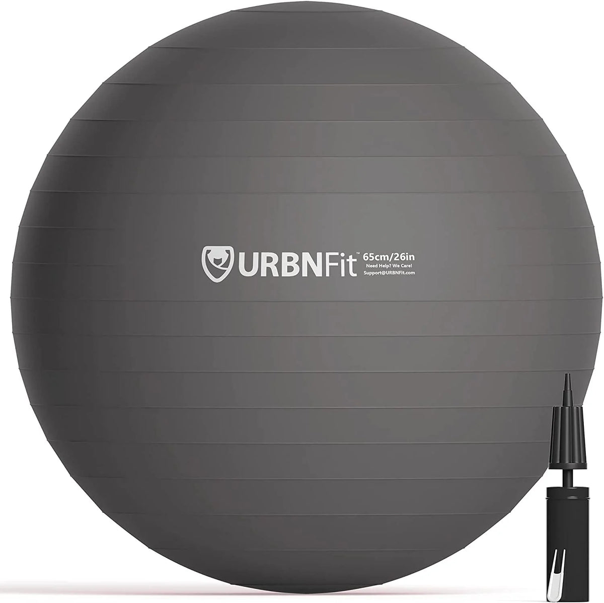 Black 75CM AntiBurst Exercise Ball Q103