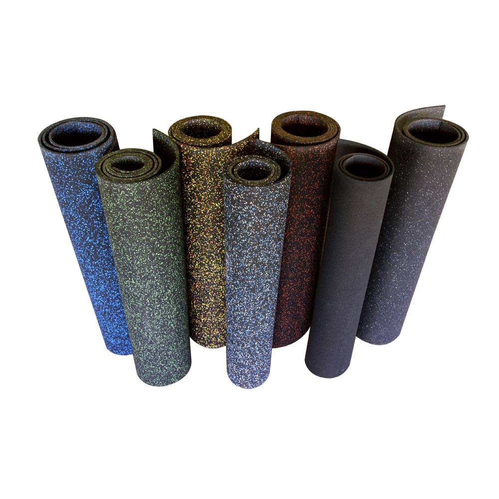 Green Dot 3/8 inch Thick Rubber Flooring P470089