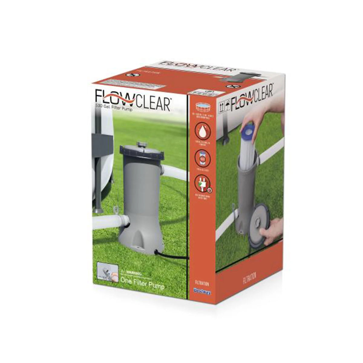 530 Gallons per Hour Pool Filter Pump P778410
