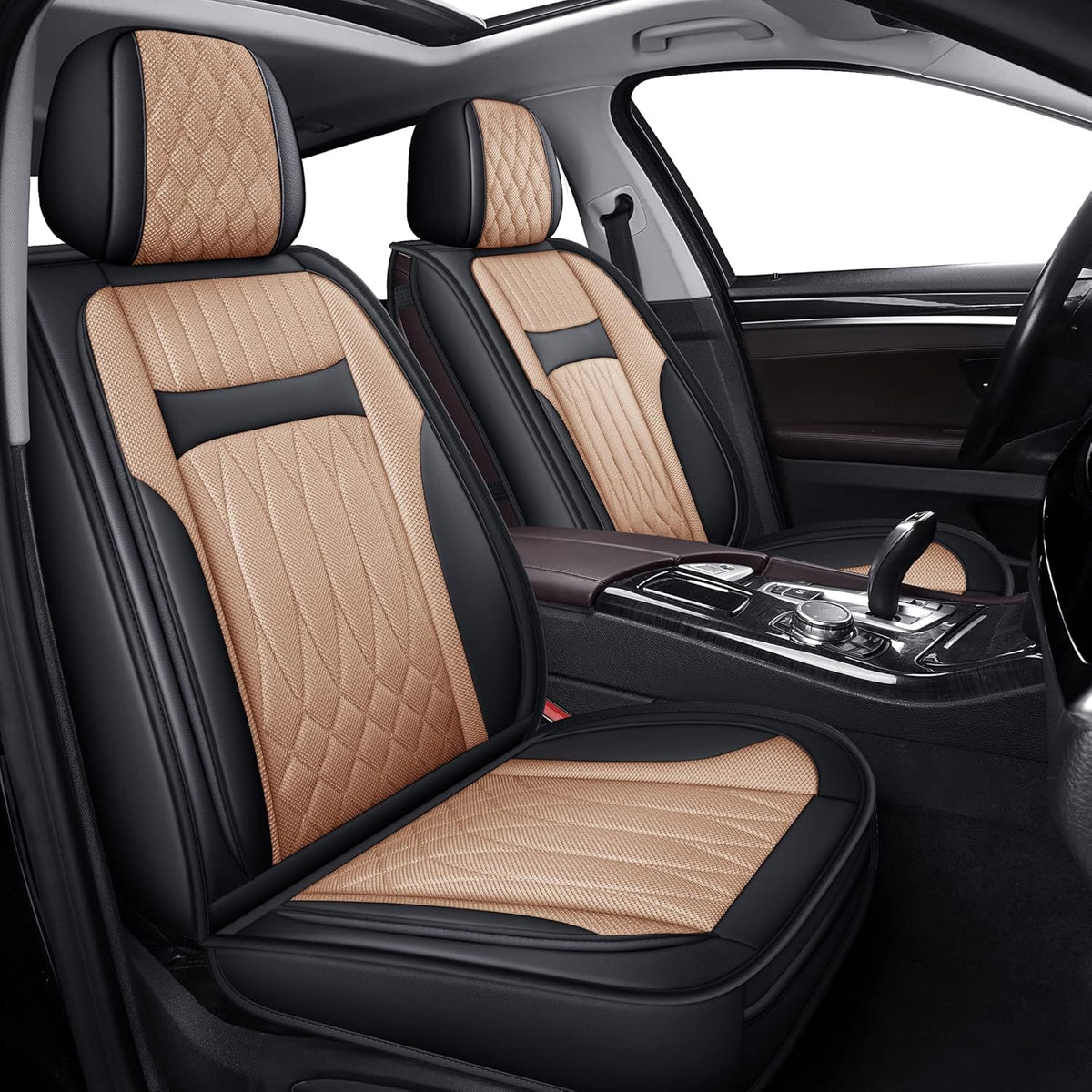 Brown Car Seat Covers Full Set C855