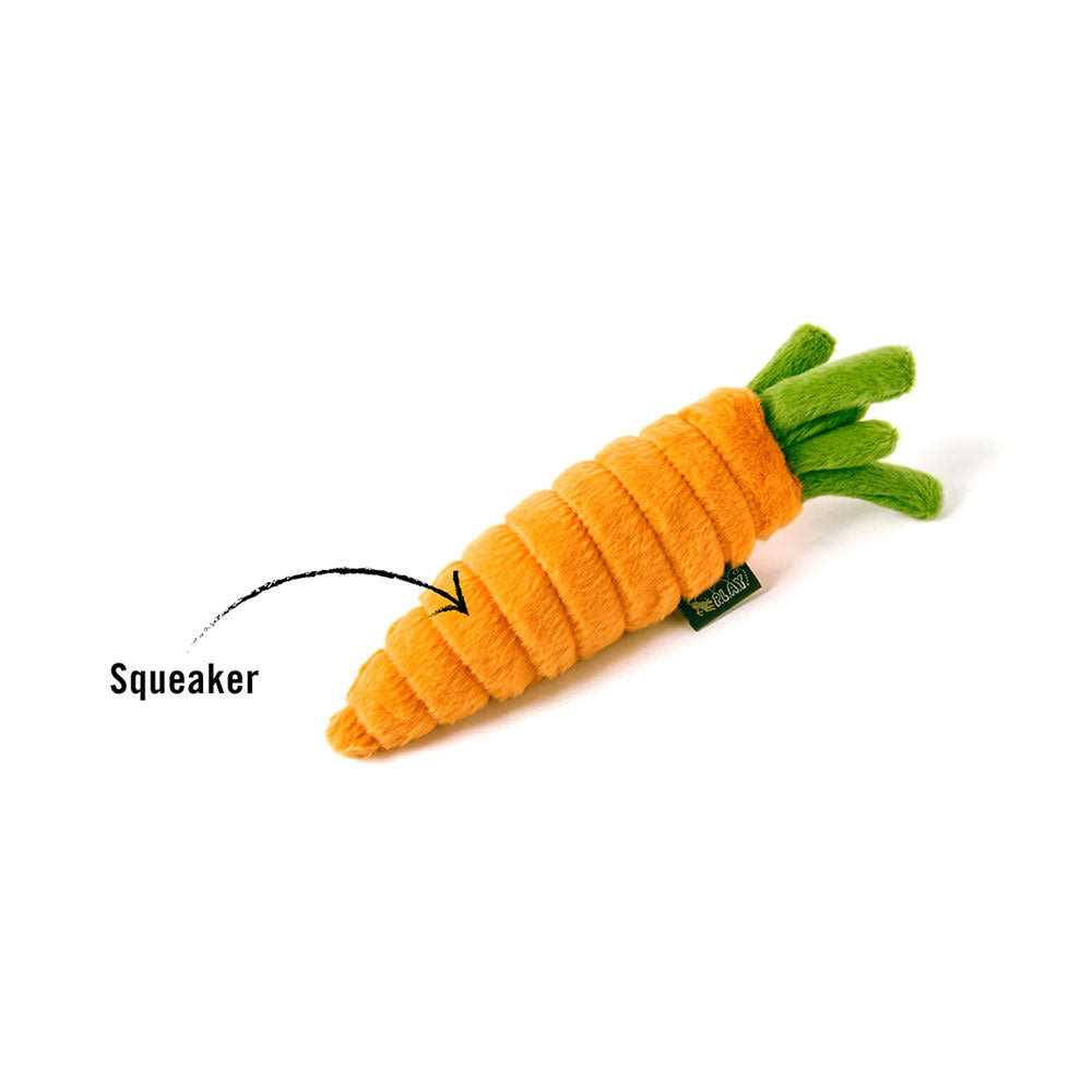 Plush Carrot Dog Toy A84385