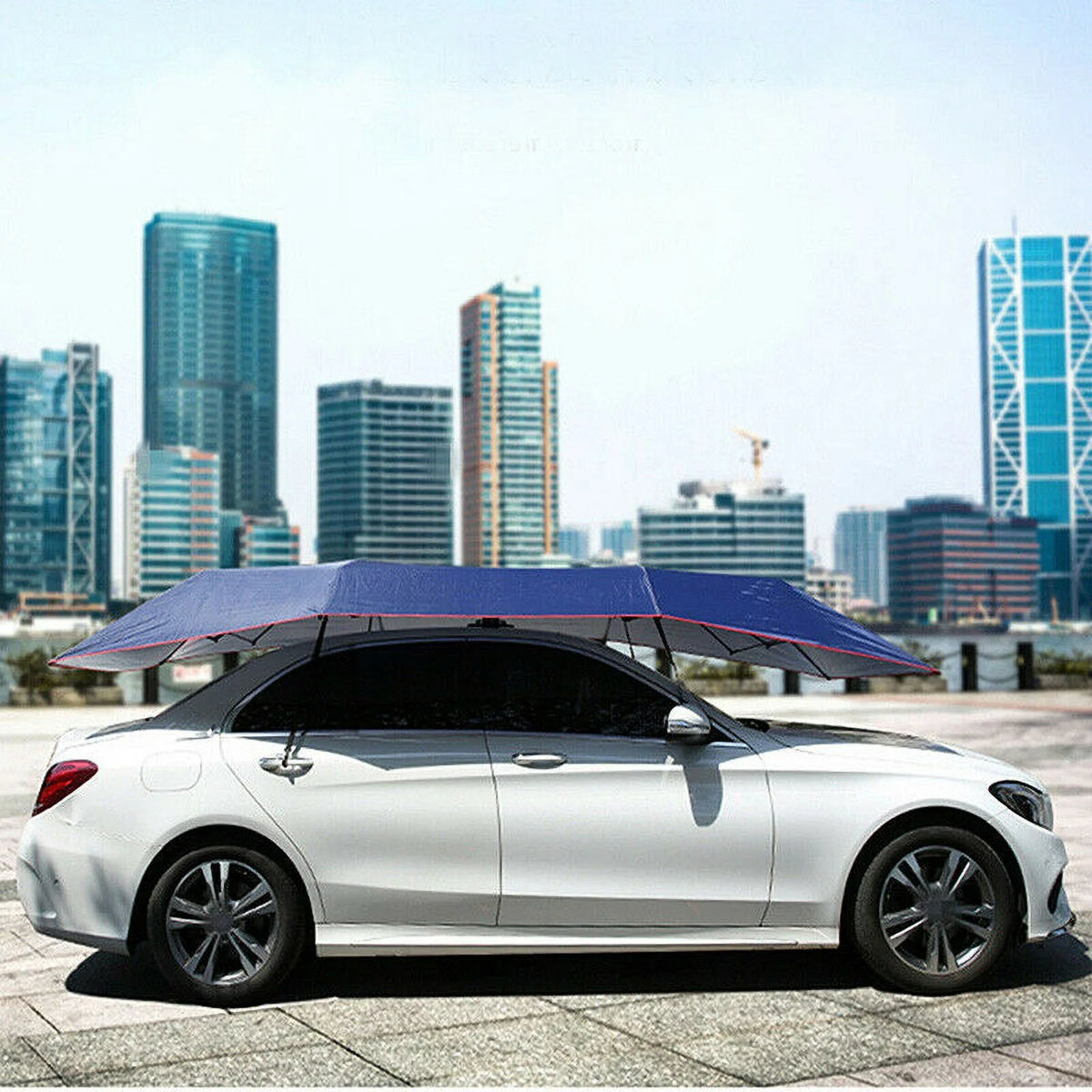 Car Tent Sun Shade Umbrella Car Cover 4*2.1m Oxford Cloth L581
