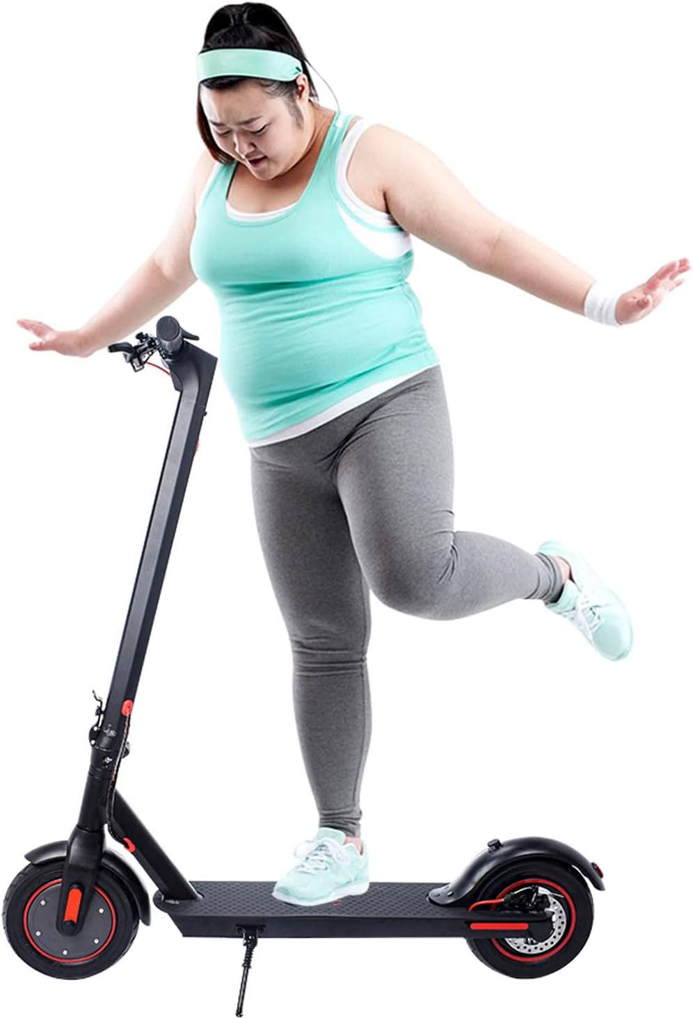 Electric Scooter with 500W Motor, 34-40 Miles Range, 15.5MPH, 10" Air Filled Tire Z416342