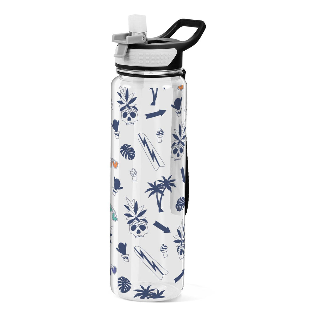 Clear 32oz Tritan Water Bottle with Straw K934471