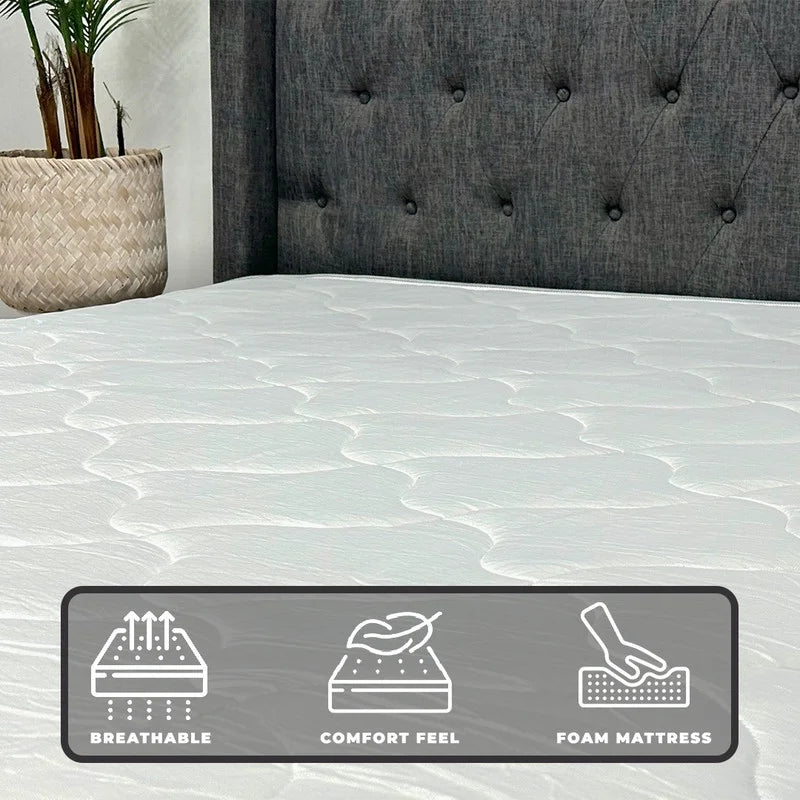Twin Size 6 Inch Foam & Spring Hybrid Mattress F975