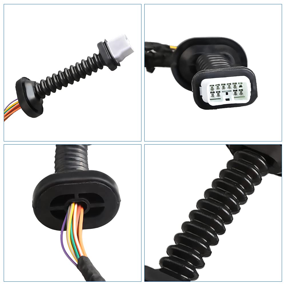 Door Harness with Connectors for Dodge Ram 2004-2010, Pack of 2 W8058