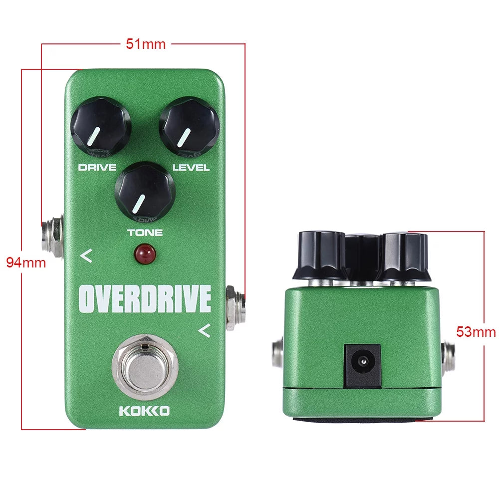 Mini Overdrive Guitar Effect Pedal F56762