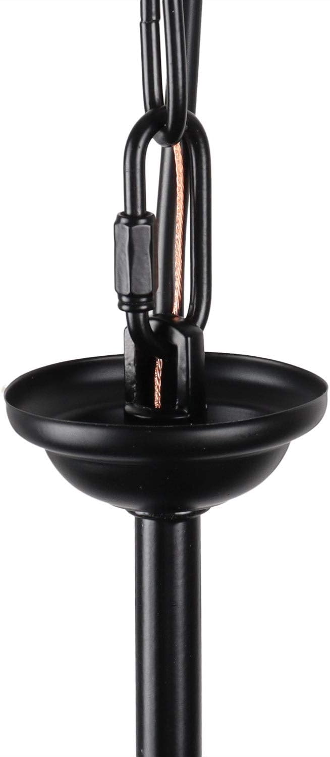 8 Lights Black Rustic Chandelier Ceiling Light Fixture T69218