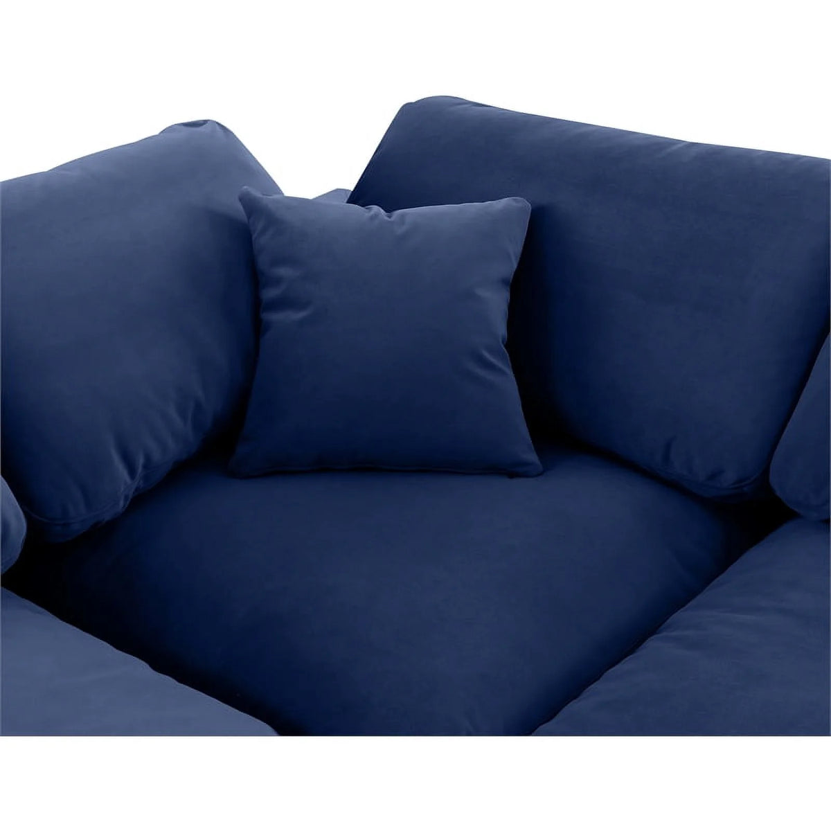 Navy Velvet Modular Sectional N92321