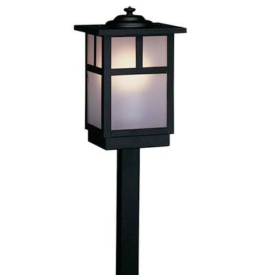 Pewter Tan Pathway Light F9827