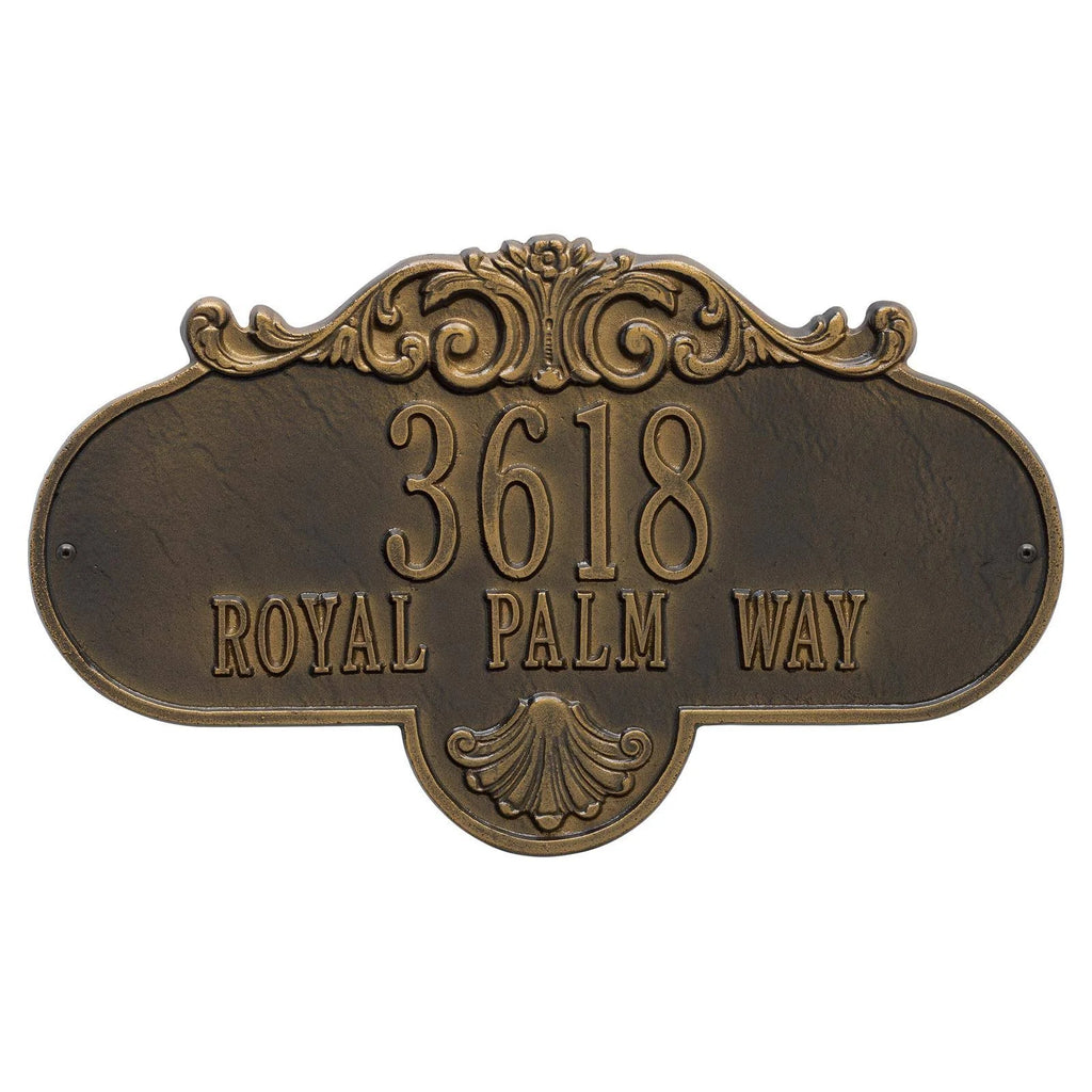 Antique Brass Wall Two Line I552590