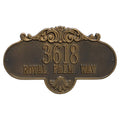 Antique Brass Wall Two Line I552590