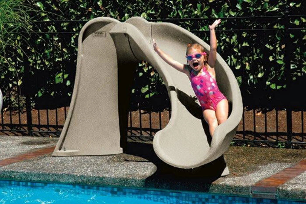 Gray Granite Pool Slide P2598