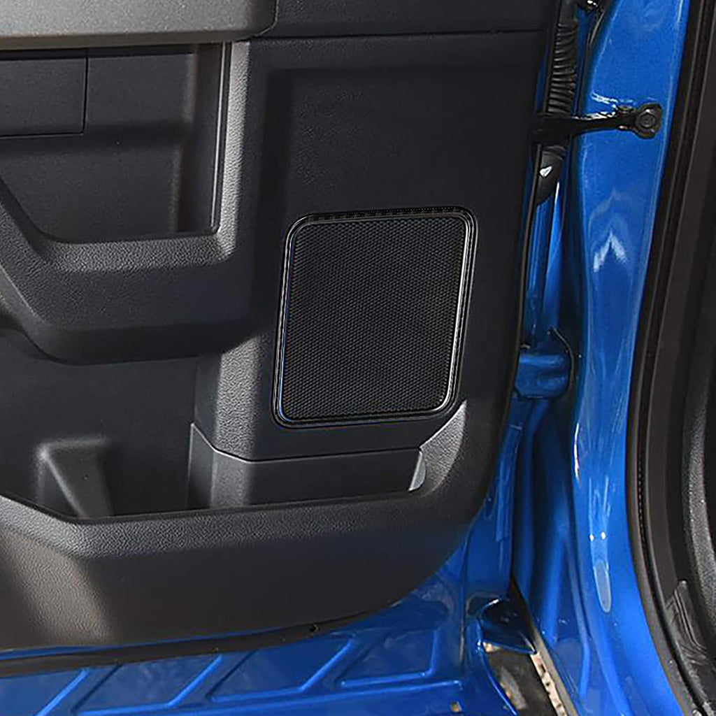 Carbon Fiber Door Loudspeaker Frame Trim Cover 4PCS L17728