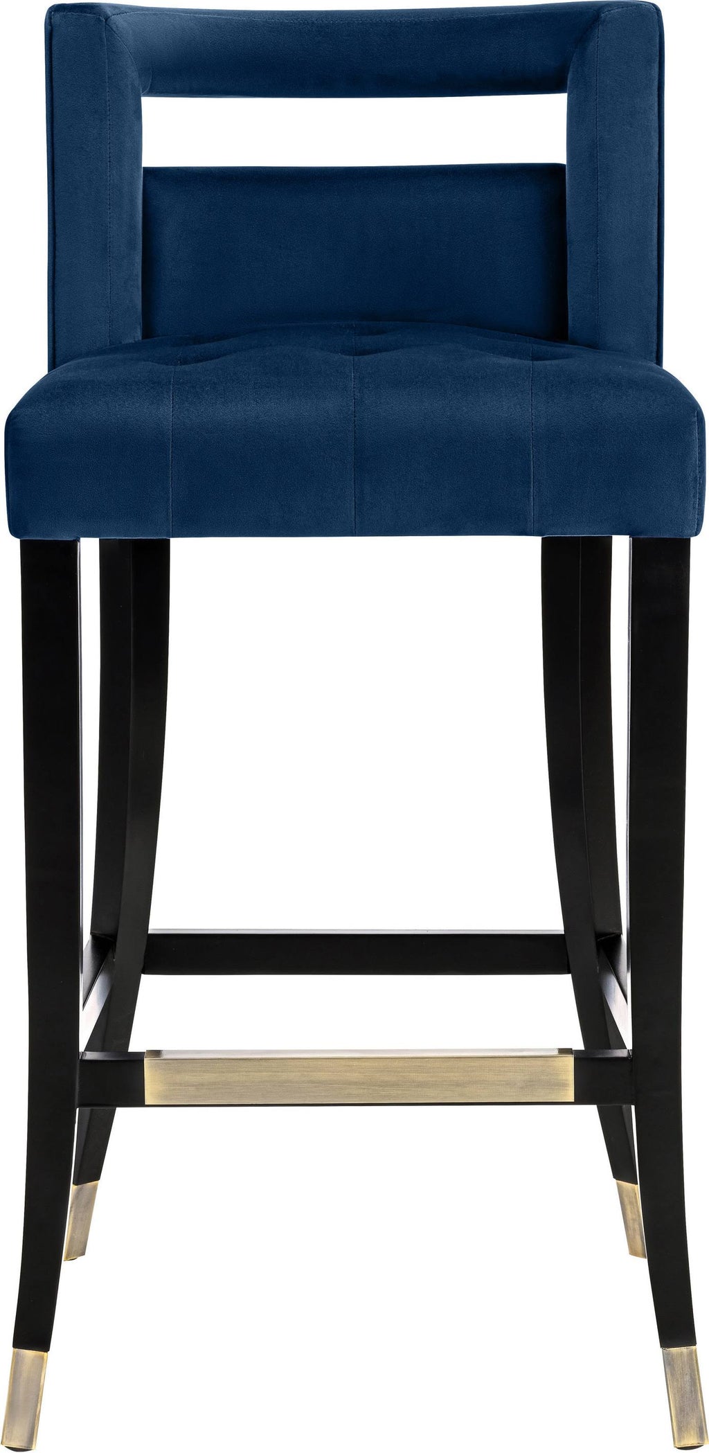Navy Velvet Stool S898382