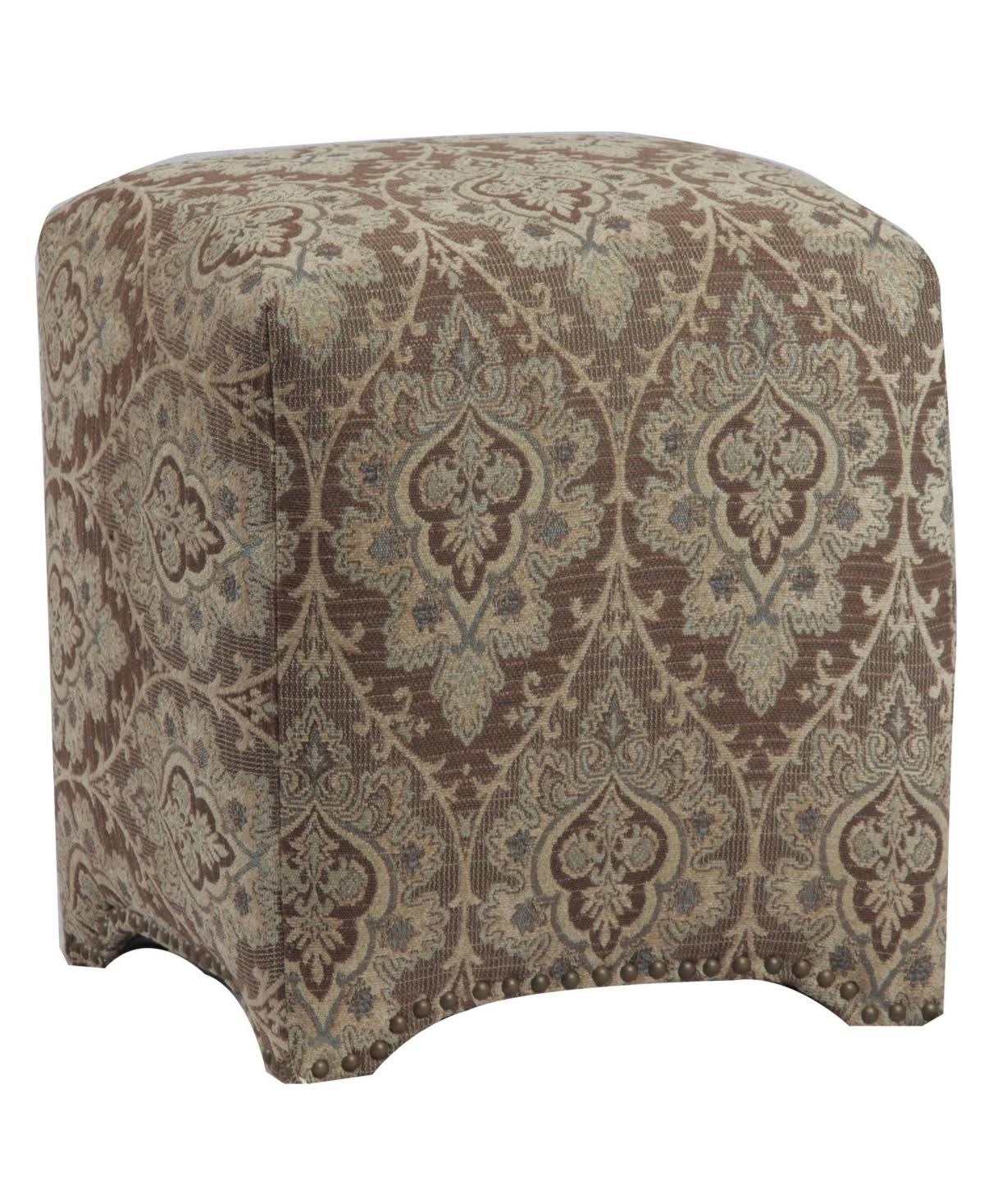 Multicolor Cube Ottoman X594951