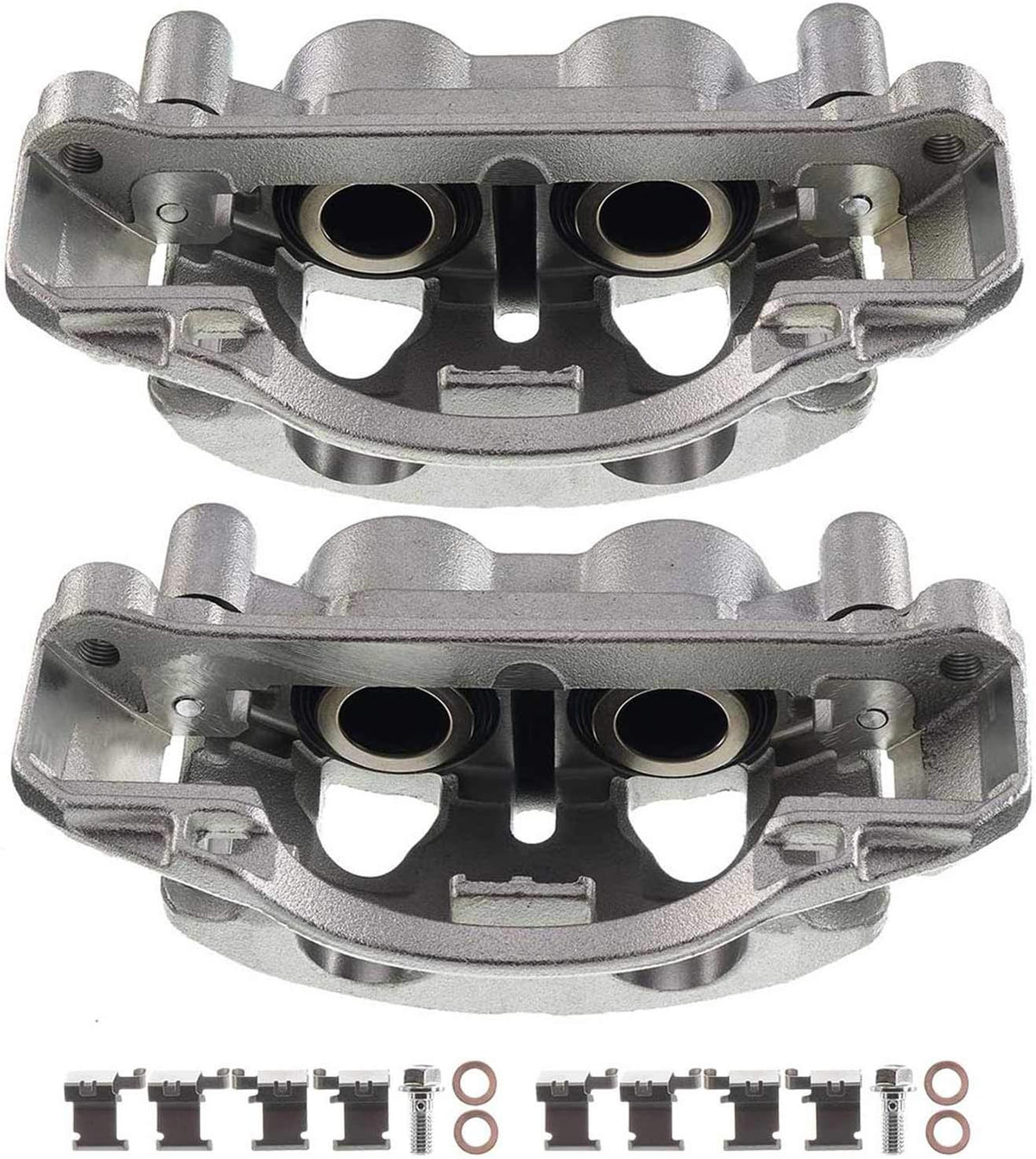 Disc Brake Caliper Assembly with Bracket Front Left Driver Side O9474