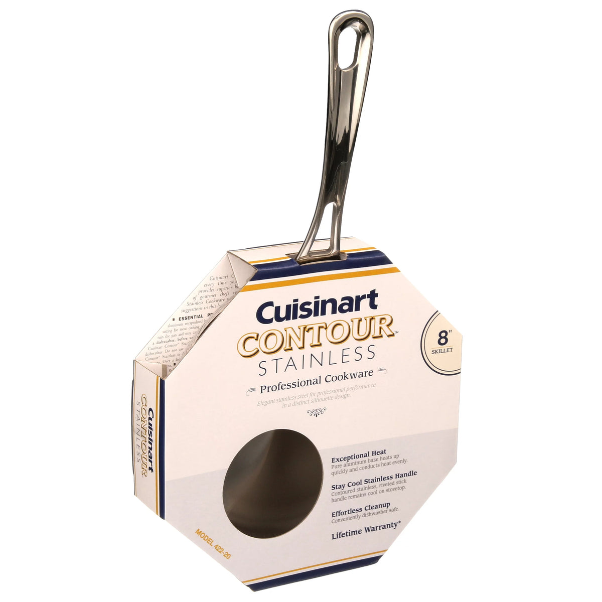 Stainless Steel 8" Open Skillet O573691