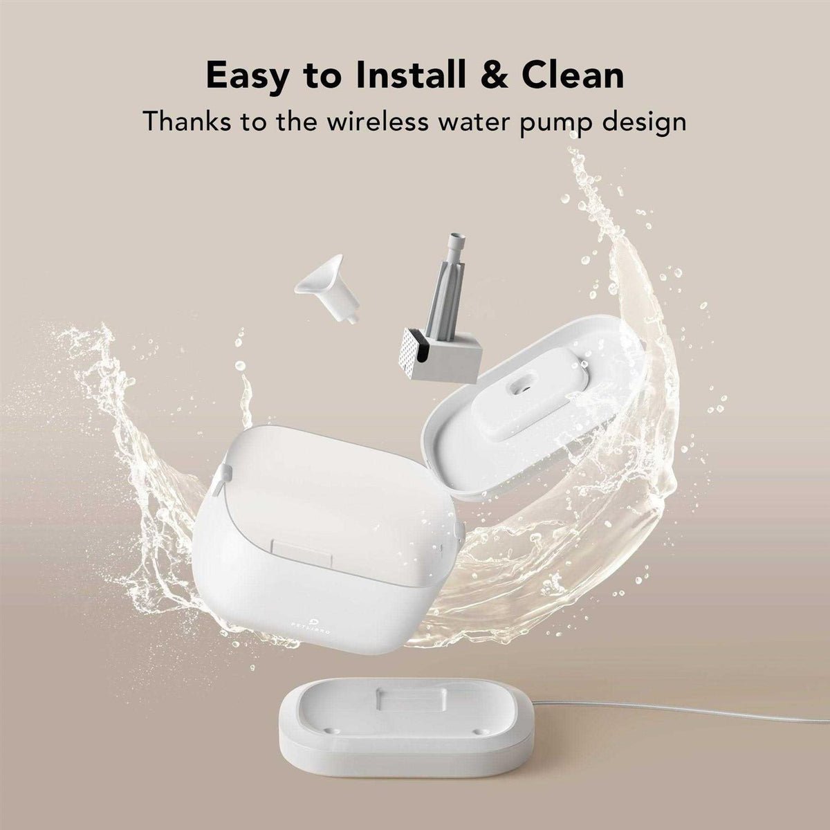 Cat Water Fountain with Wireless Pump 2.5L M59003