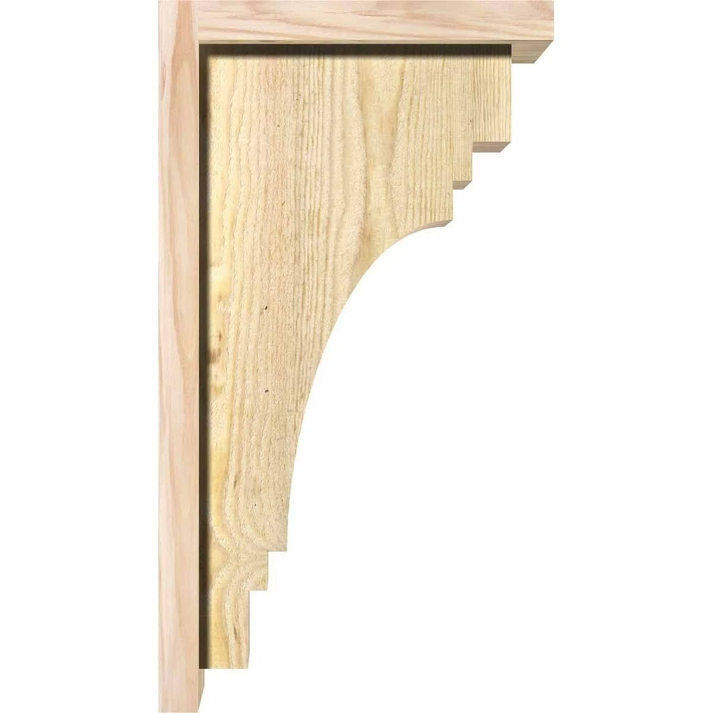 Douglas Fir Corbel with Backplate U986
