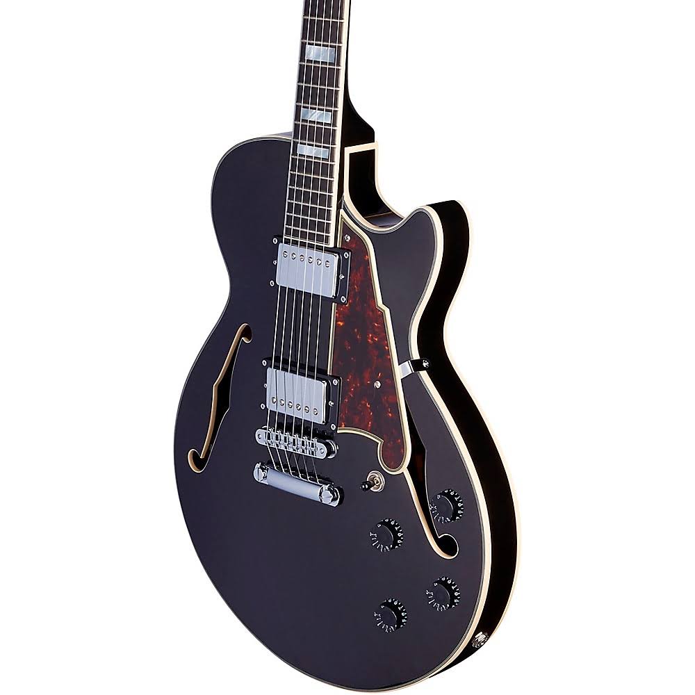 Black Flake Guitar with Stopbar Tailpiece L85062