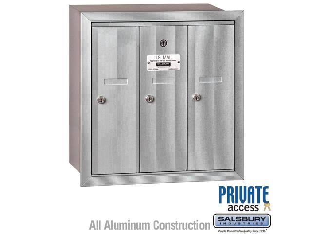 Bronze 3 Door Vertical Mailbox O97090