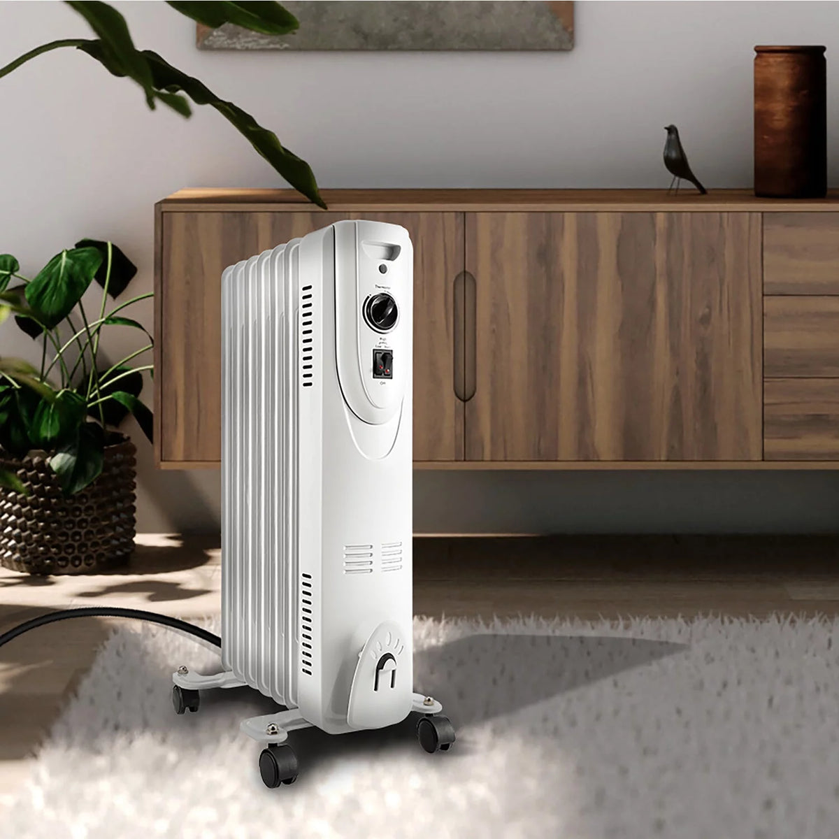 1500W Portable Oil Filled Radiator Heater C492