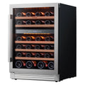 24 inch 46 Bottle Stainless Steel Wine Cooler Refrigerator W802567