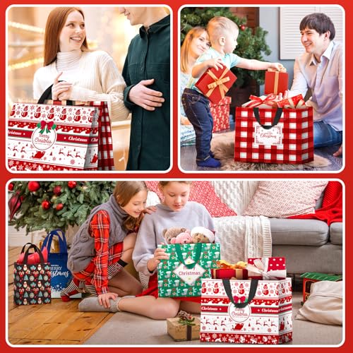 20 Pack Christmas Gift Bags with Handle G8922